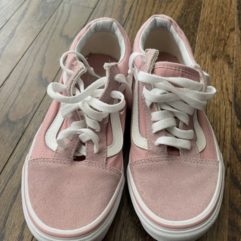 Old Skool pink Vans Women Size 9.5